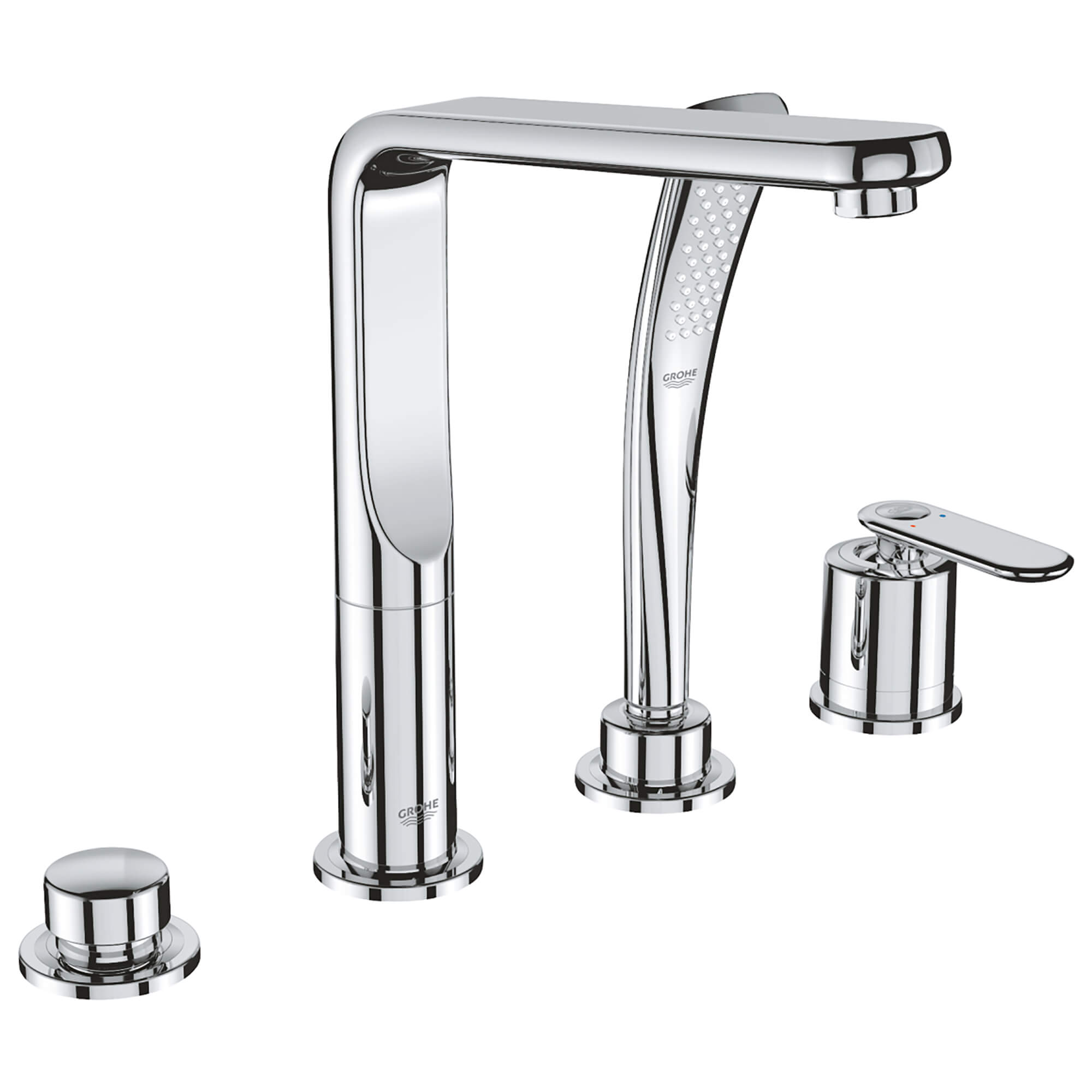 Veris Roman Tub Filler With Personal Hand Shower